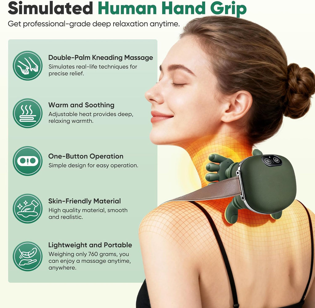 Relaxant™ Smart Neck Massager with Heat Therapy